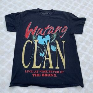 Wu-Tang Clan Bronx Fever II T Shirt Black Plus Size S/M Small Medium